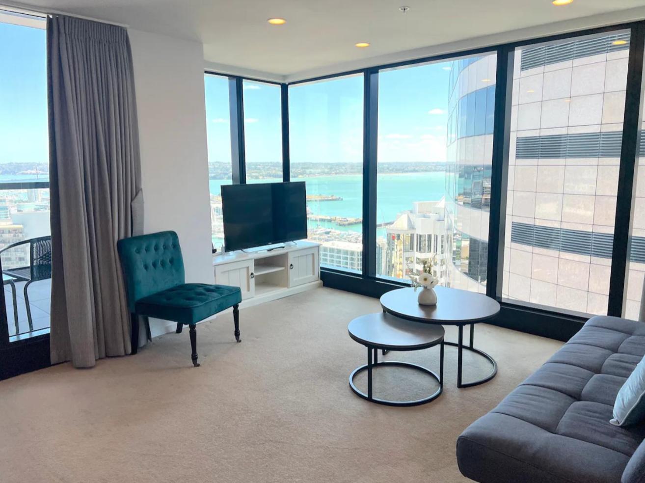 Gorgeous Seaview 2 Bedroom Apartment In Auckland Cbd Exterior foto