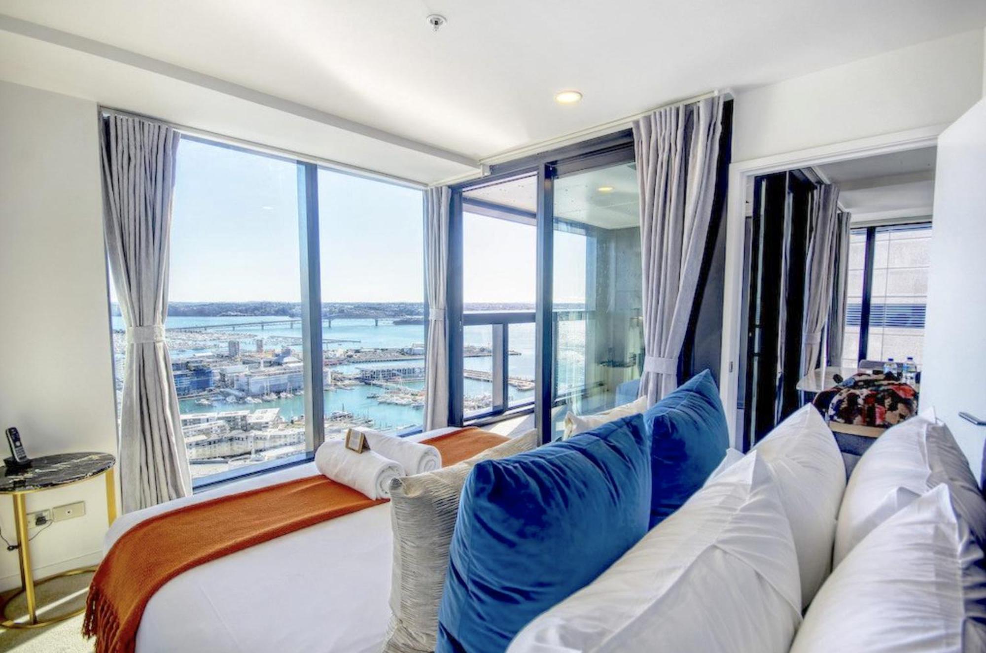 Gorgeous Seaview 2 Bedroom Apartment In Auckland Cbd Exterior foto