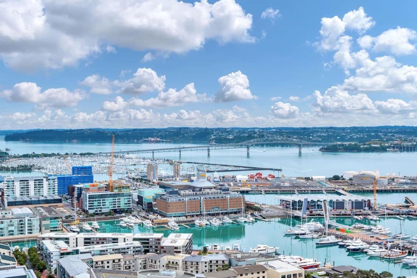 Gorgeous Seaview 2 Bedroom Apartment In Auckland Cbd Exterior foto